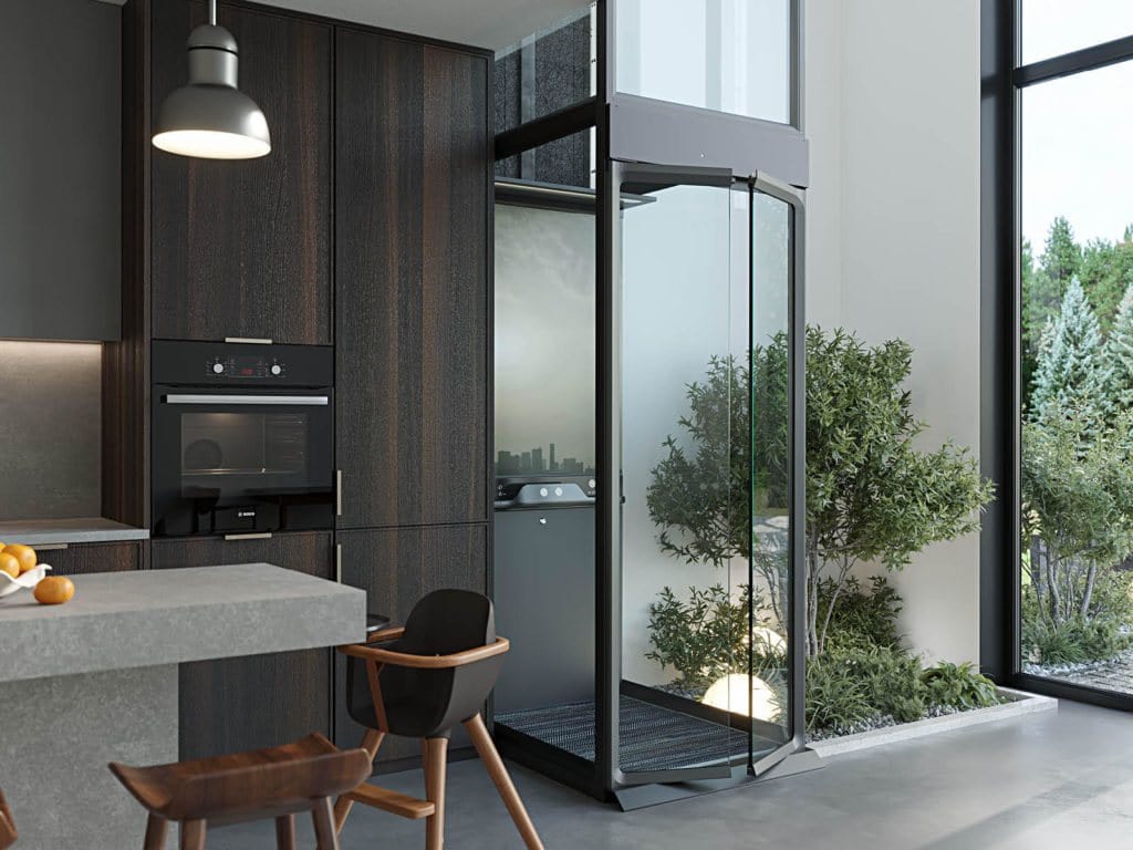 Aritco Homelift Compact, un ascenseur privé petit et moderne 